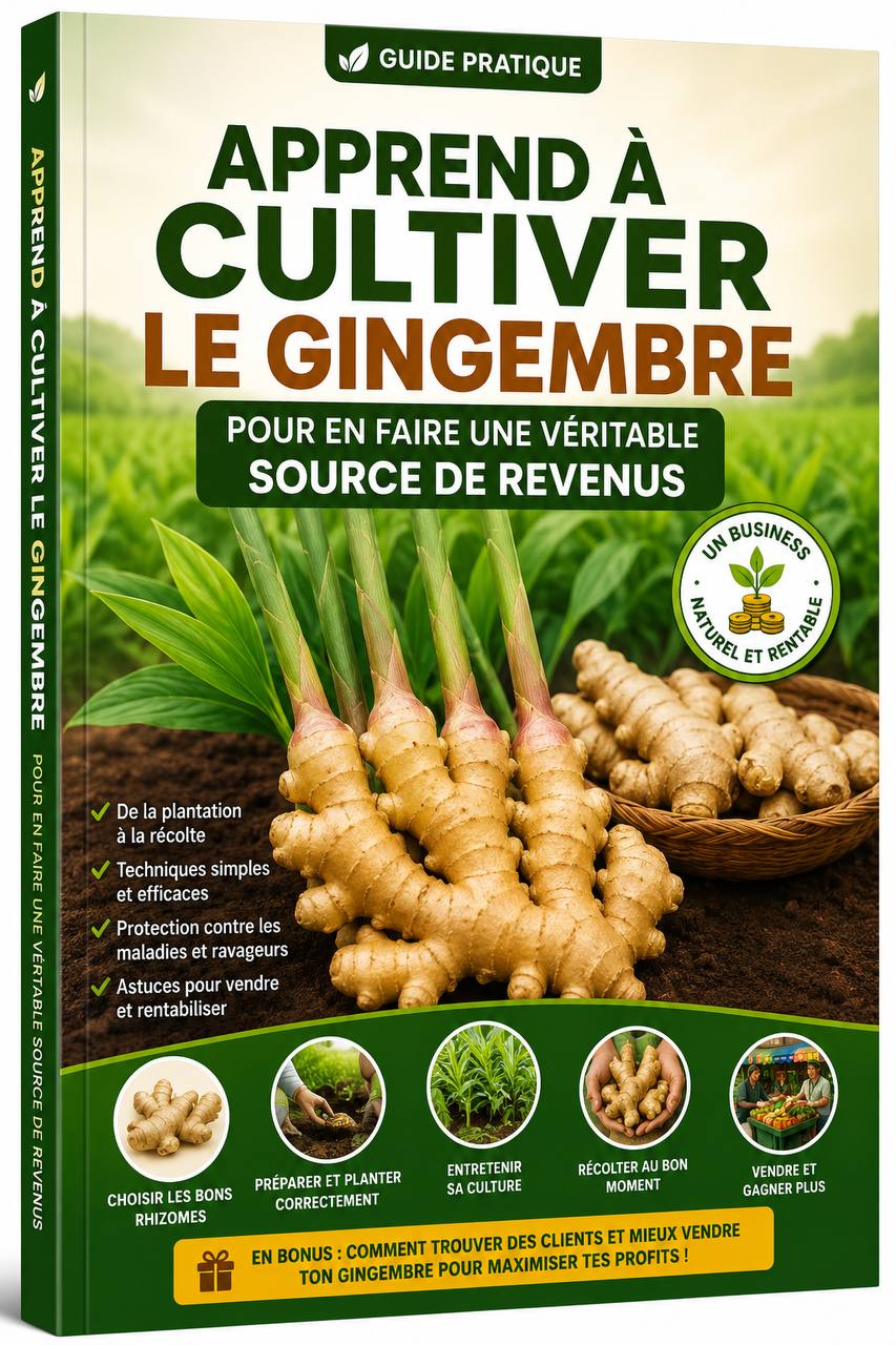 Couverture de Cultive, Récolte et Vends le Gingembre comme un Pro