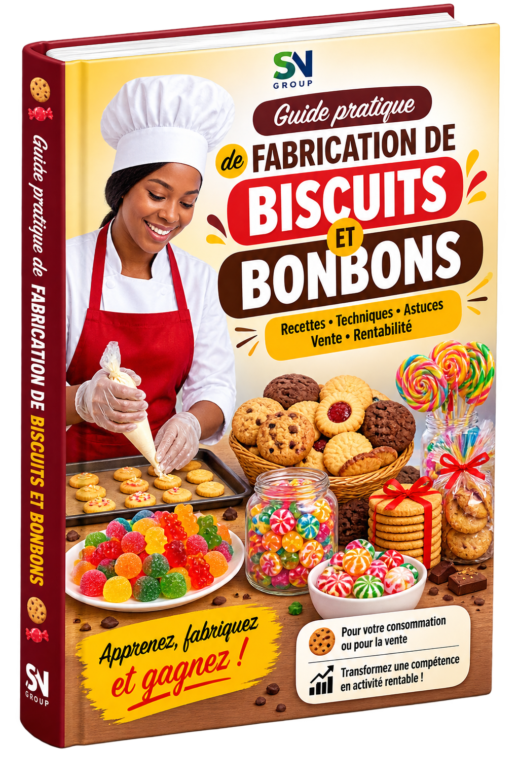 Couverture de Fabrication de Biscuits et Bonbons